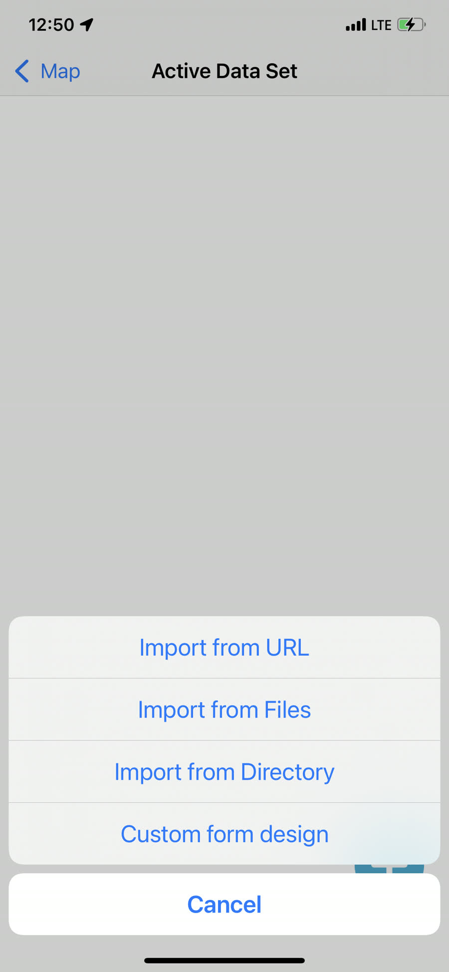 Dataset import and active field files