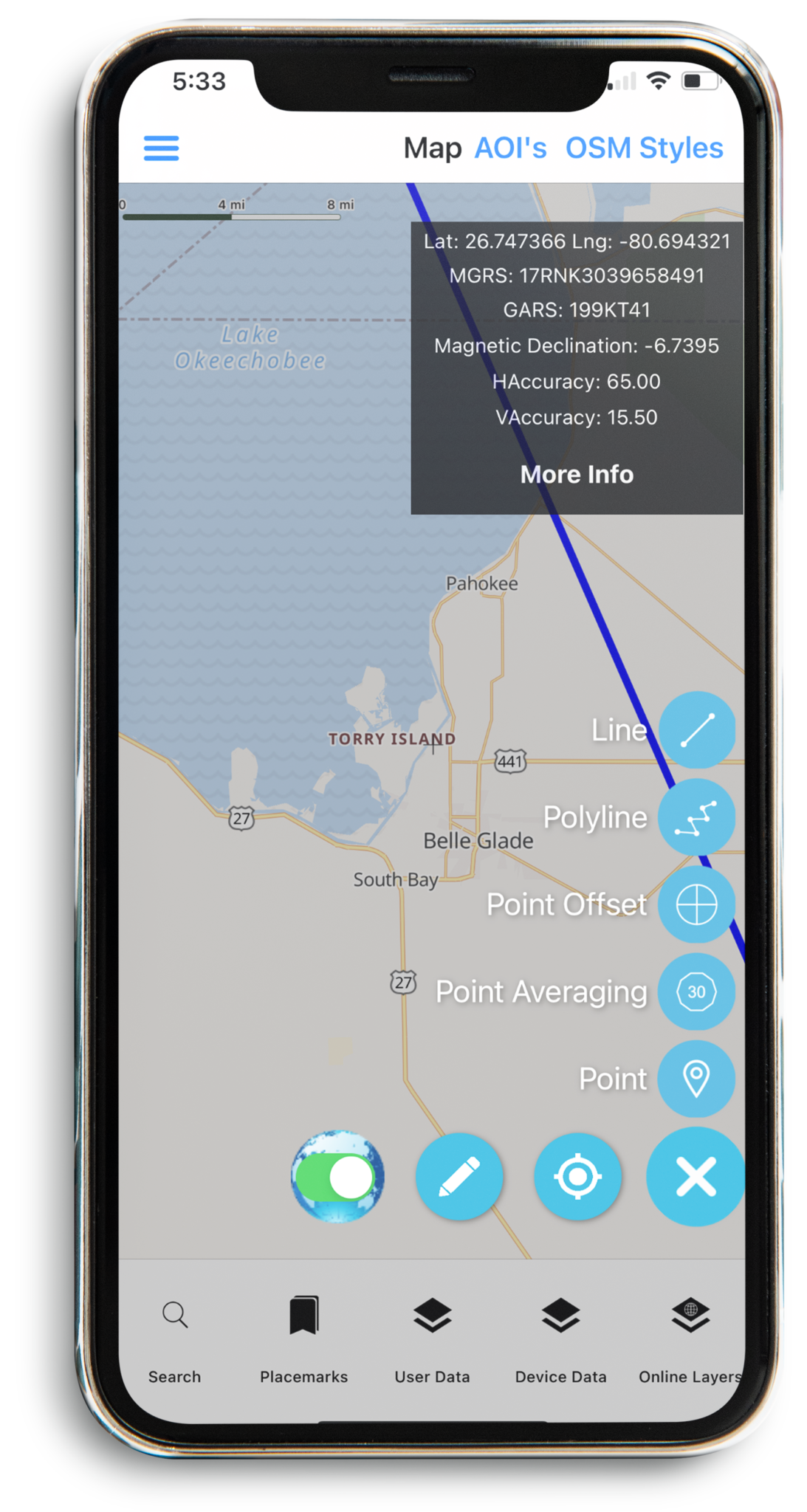 PlaceMarks | Geo Data Collector
